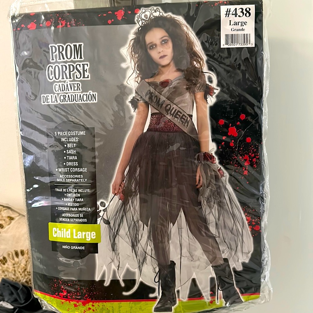 Prom corpse kids costume